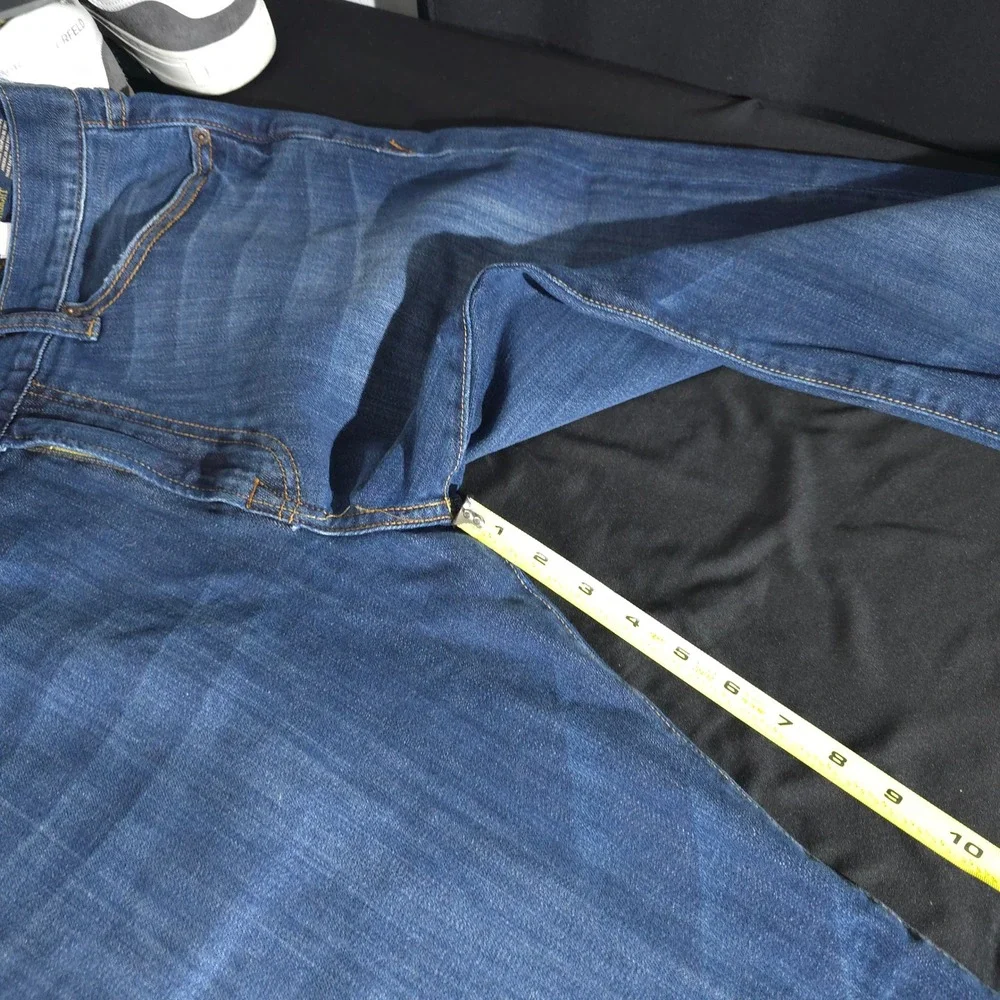 Lucky Brand 361 Vintage Straight Mens 36x30 Blue Denim Stretch Jeans Cowboy